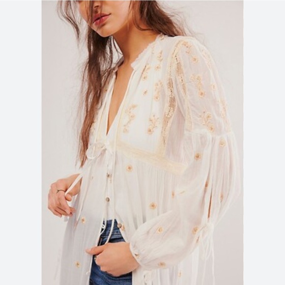 NWT FP Chasin' Spring Maxi Bodysuit -Natural - Picture 2 of 10